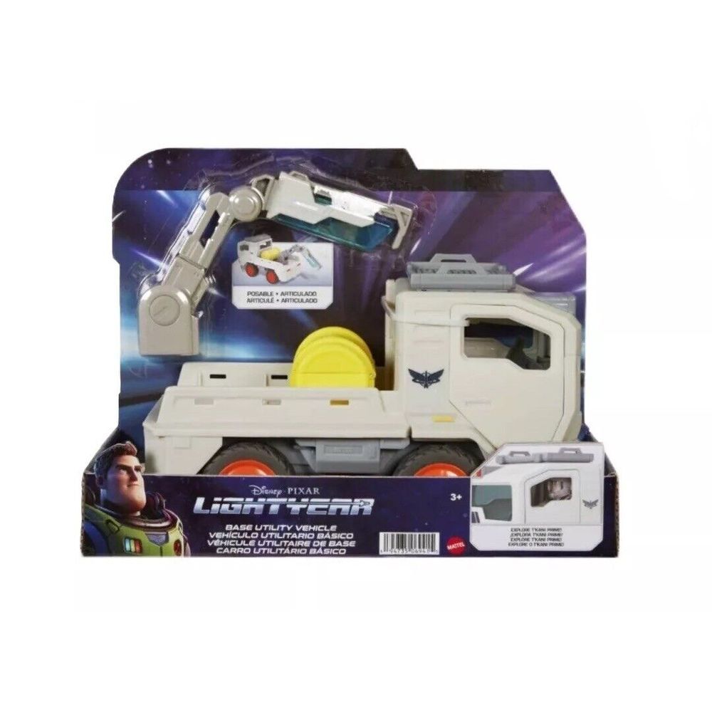 Disney Pixar Lightyear Posable Base Utility‎ Vehicle 5 inch Scale 4+ Mattel NIB